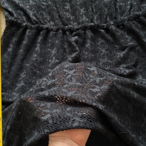 La Vie En Rose Beach Coverup Dress, Black, L - Picture 8 of 8